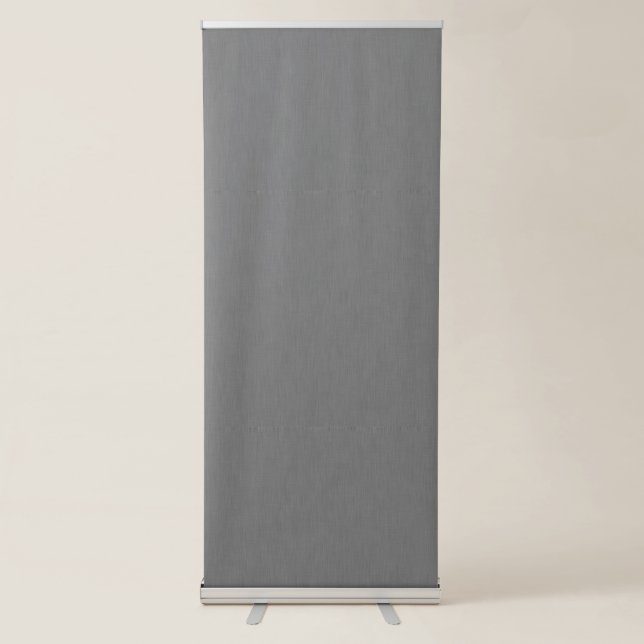 Calm & simple visual gray textured background  retractable banner (Front)