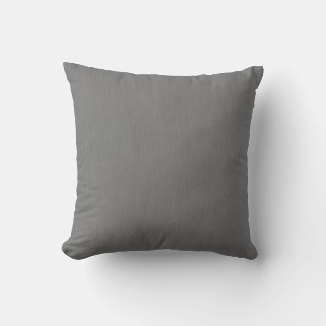 Calm & simple visual gray textured background  throw pillow (Front)