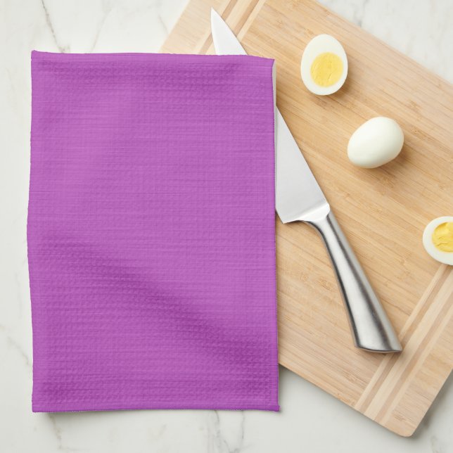 Calm & simple visual lavender textured background  kitchen towel (Quarter Fold)