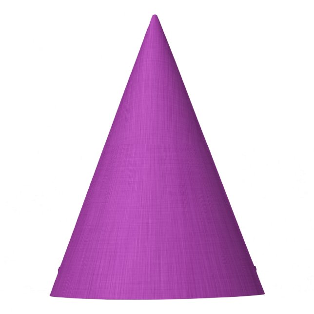 Calm & simple visual lavender textured background  party hat (Front)