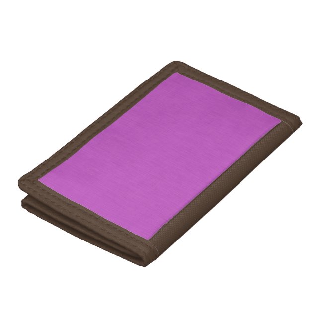 Calm & simple visual lavender textured background  trifold wallet (Top)