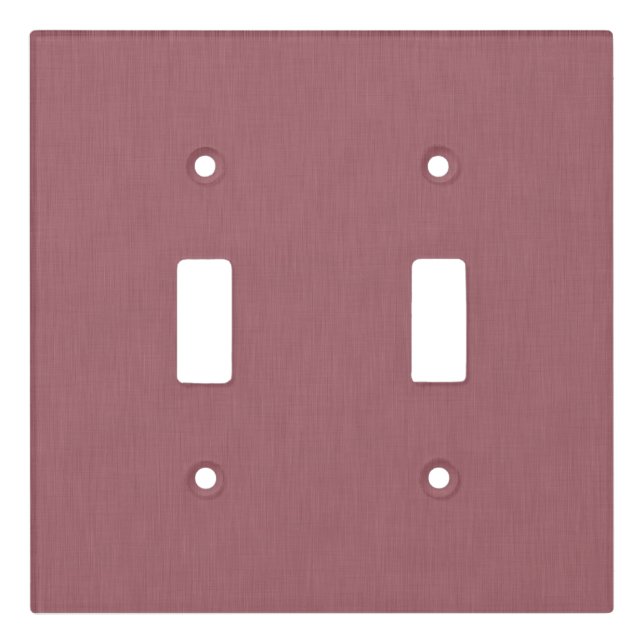 Calm & simple visual mauve textured background  light switch cover (Front)