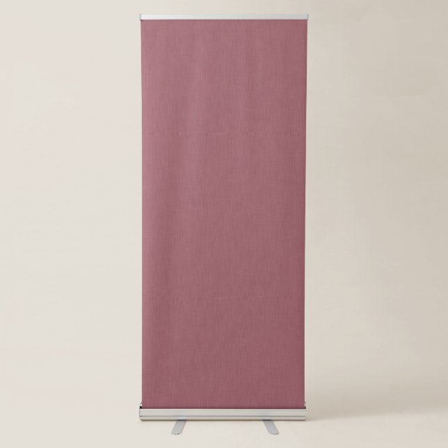 Calm & simple visual mauve textured background  retractable banner (Front)