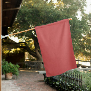 Calm & simple visual red textured background house flag