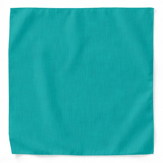Calm & simple visual teal textured background  bandana (Front)