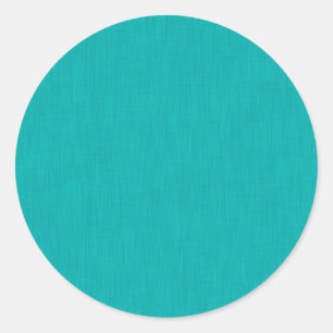 Calm & simple visual teal textured background classic round sticker