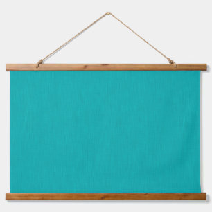 Calm & simple visual teal textured background hanging tapestry