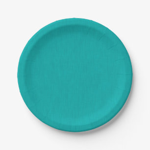 Calm & simple visual teal textured background  paper plates