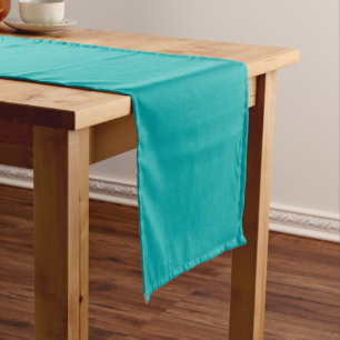 Calm & simple visual teal textured background  short table runner