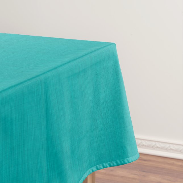 Calm & simple visual teal textured background  tablecloth (In Situ)