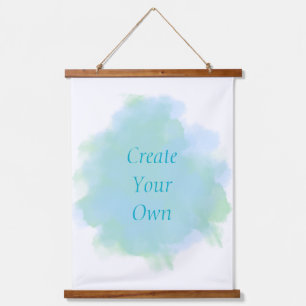 Calm Still Release Wood Topped Tapestry Blue Green