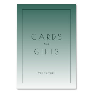 Calm Teal Minimalist Gratitude Card