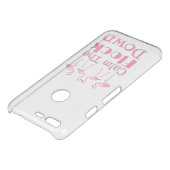 Calm The Flock Down Funny Flamingo Uncommon Google Pixel Case (Top)