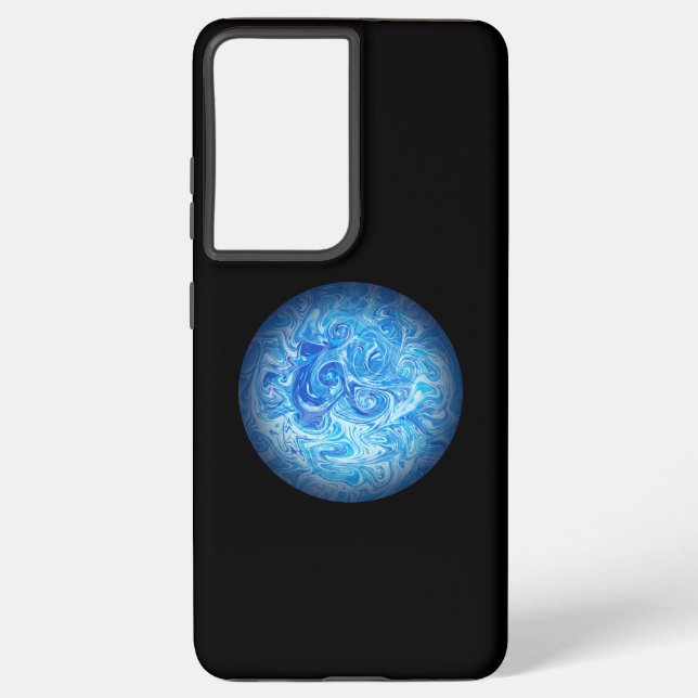 Calm Tide Art Phone Case Samsung Galaxy S21 Plus (Back)