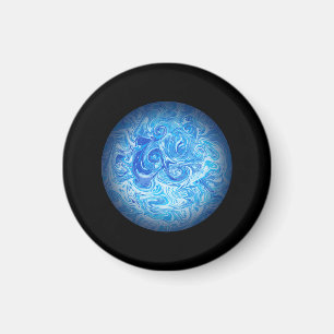 Calm Tide Button Magnet