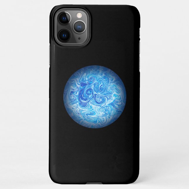Calm Tide Fluid Art Phone Case iPhone 11 (Back)