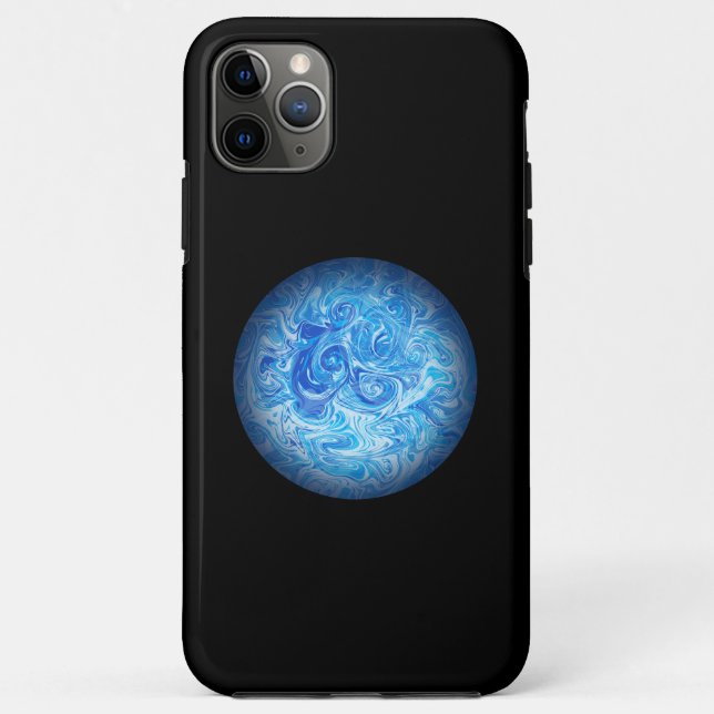 Calm Tide Fluid Art Phone Case iPhone 11 Pro Max (Back)