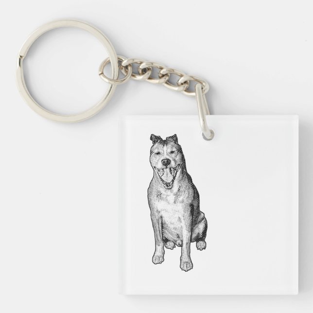Calm Tonal Shape Keychain (Front)