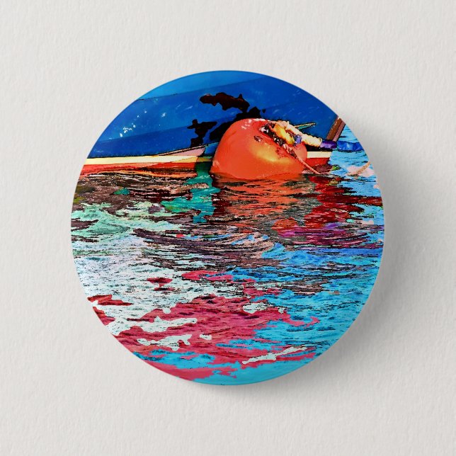 CALM WATER PINBACK BUTTON (Front)