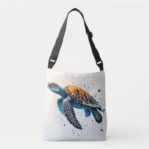 Calm Waters: Celebrate Sea Turtles with ocean Crossbody Bag