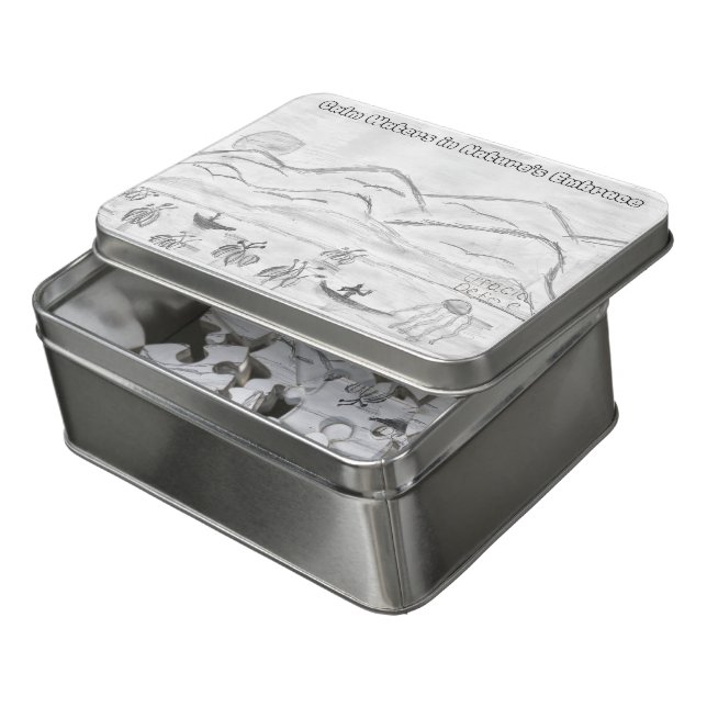 'Calm Waters in Nature' Embrace' Puzzle (Lid Open)