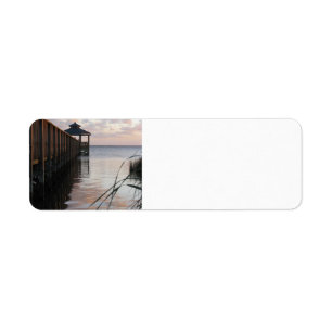 Calm waters on the Outer Banks Sound Label