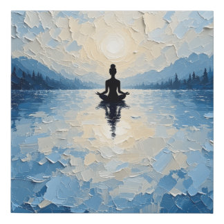 Calm Waters & Reflection Wall Art Canvas Print