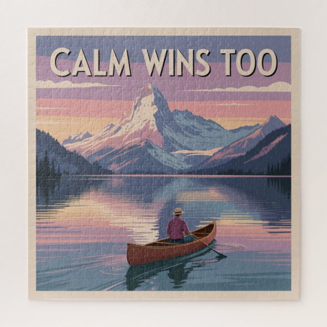 Calm Wins Too Jigsaw Puzzle (Vertical)