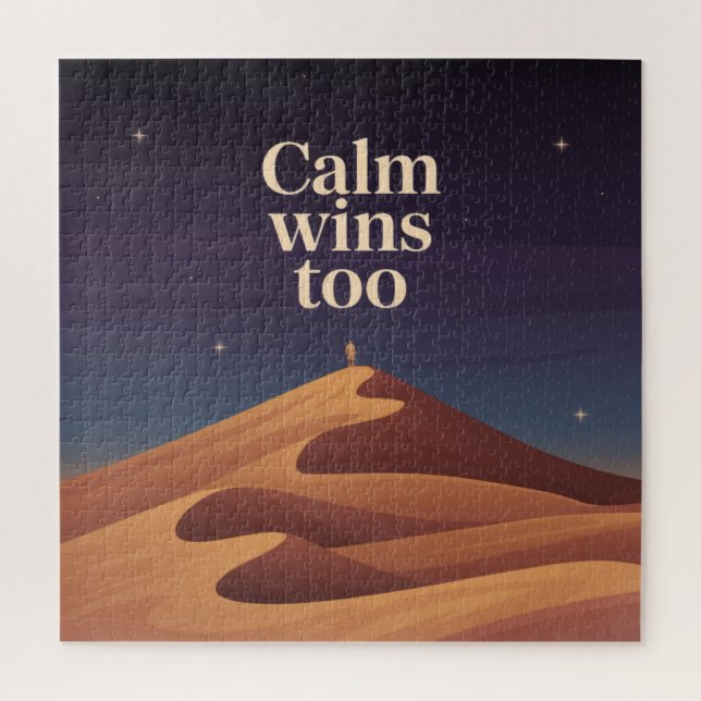 Calm Wins Too Jigsaw Puzzle (Vertical)