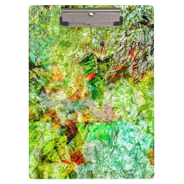 Calm yellow abstract clipboard,sunshiny abstract clipboard (Front)