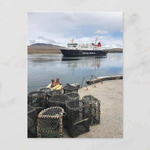 Calmac Ferry Sailing to Islay in Scotland Postcard