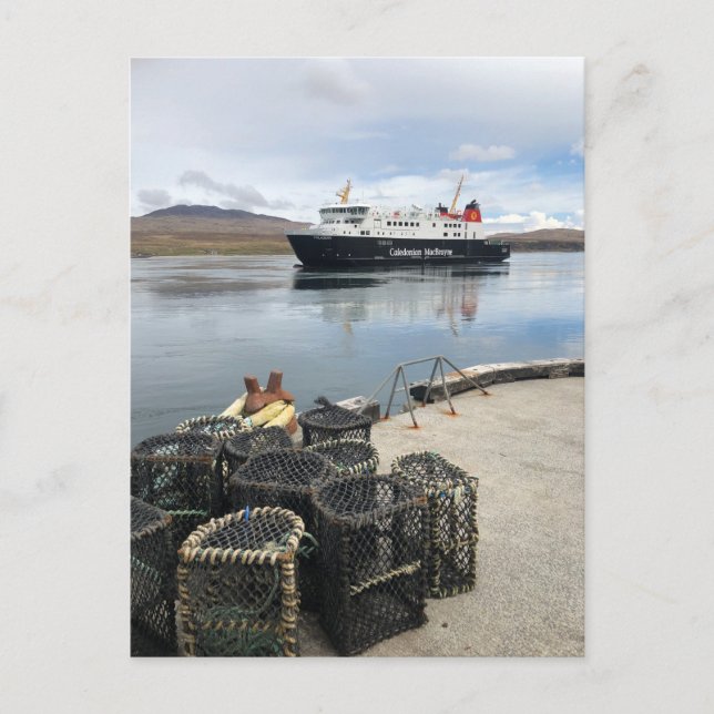 Calmac Ferry Sailing to Islay in Scotland Postcard (Front)