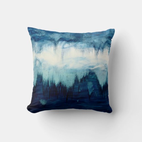 CALMING BLUE Color Therapy 2_Sided Pillow