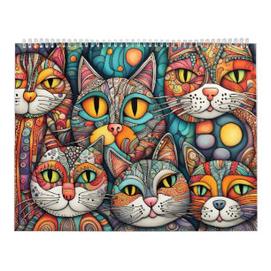 calming cats calendar