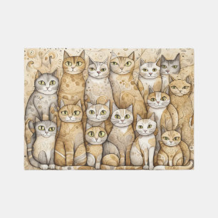 calming cats outdoor rug