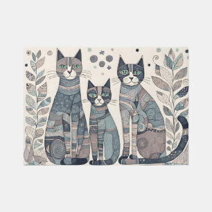 calming cats outdoor rug