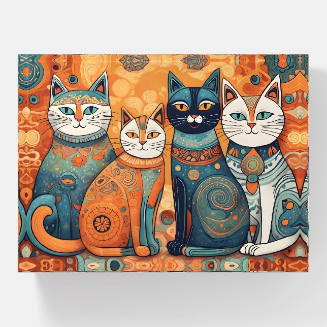 calming cats paperweight (Front)