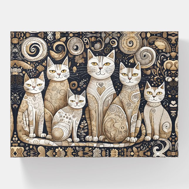 calming cats paperweight (Front)