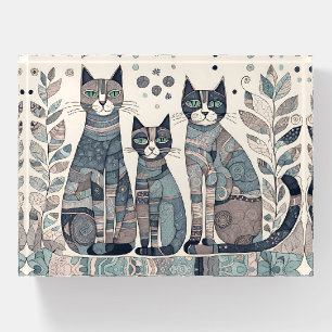 calming cats paperweight