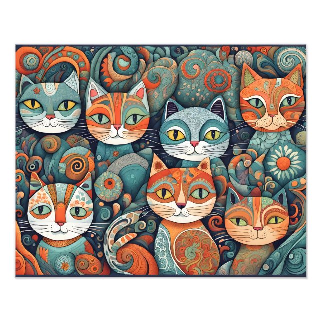 calming cats poster (Front)