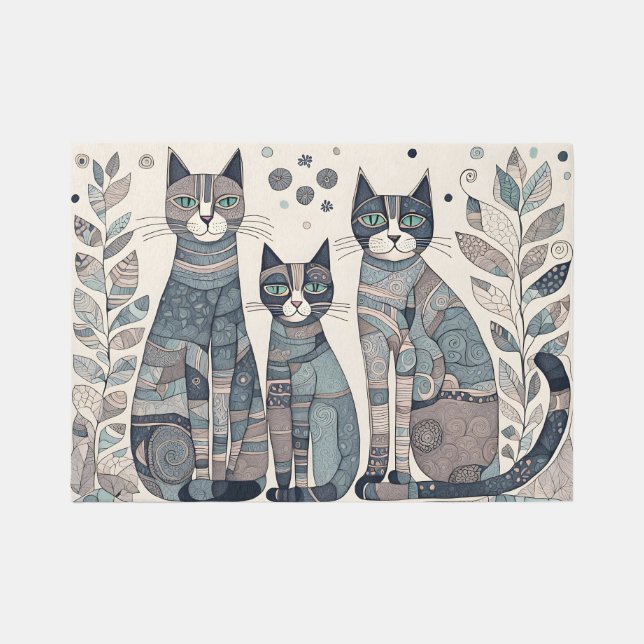 calming cats rug (Front)