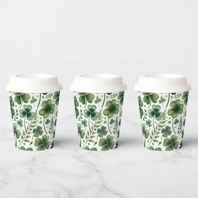 Calming Clovers Paper Cups (Multi)
