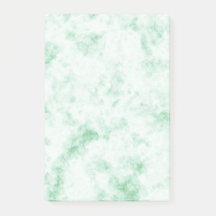 Calming Green Marble Post-It Notes