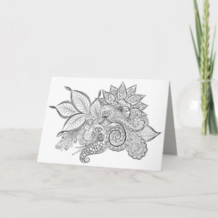 calming moments greeting card