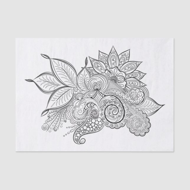 calming moments tissue paper (Front)