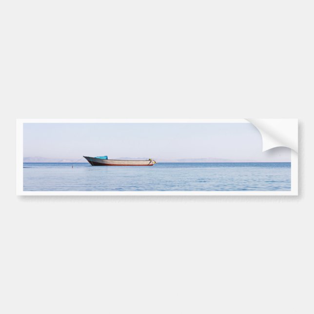 Calming sea bumper sticker (Front)