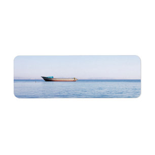 Calming sea label