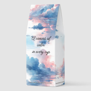 Calming Watercolor Sky Roast Coffee Bag 