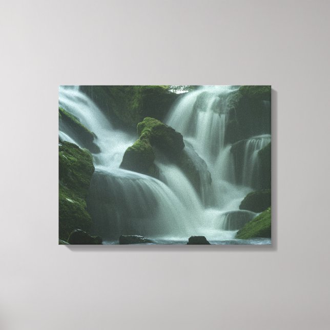 Calming Waterfall Canvas Print (Front)