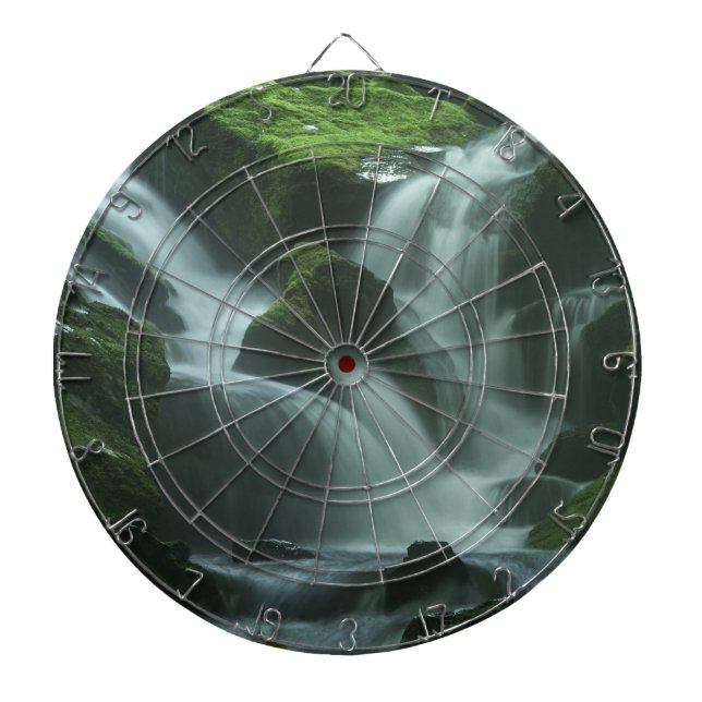 Calming Waterfall Dart Board (Front)
